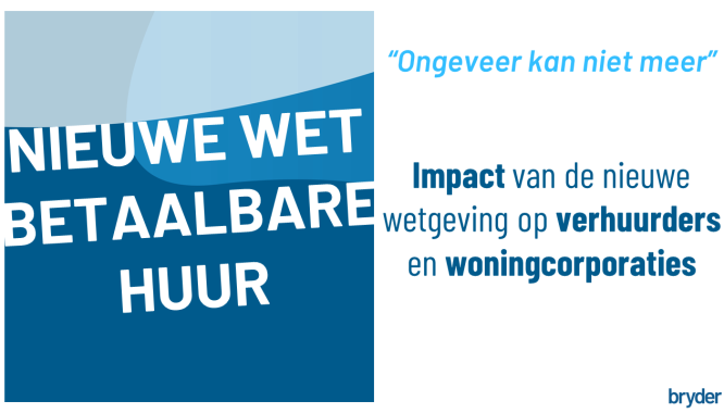 Nieuwe Wet verhuur